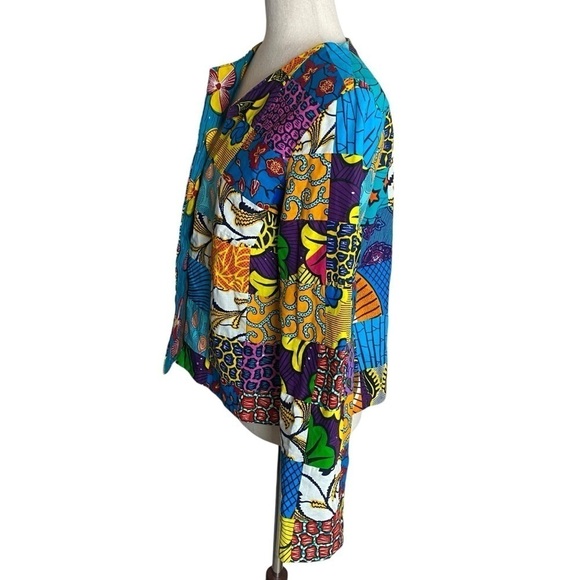 Women’s handmade  artsy boho patchwork jacket unique festival - Picture 3 of 5